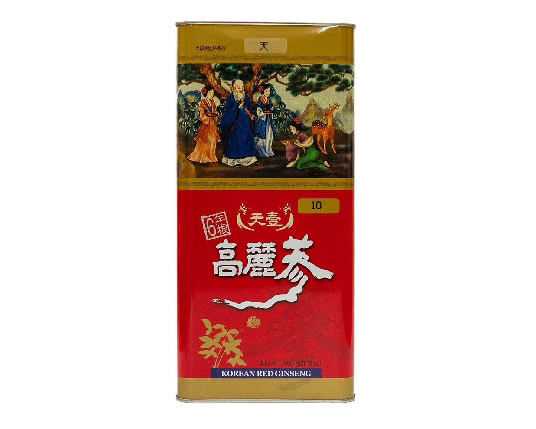 Premium Dried Red Korean Ginseng Roots | Heaven Class (10pc)