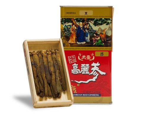 Premium Dried Red Korean Ginseng Roots | Heaven Class (15pc)